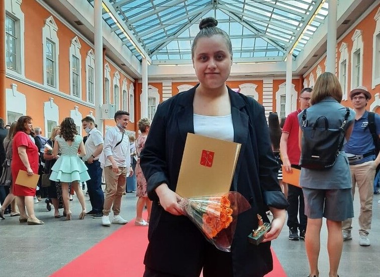 Студентка РГИСИ в числе 60 лучших выпускников вузов Санкт-Петербурга