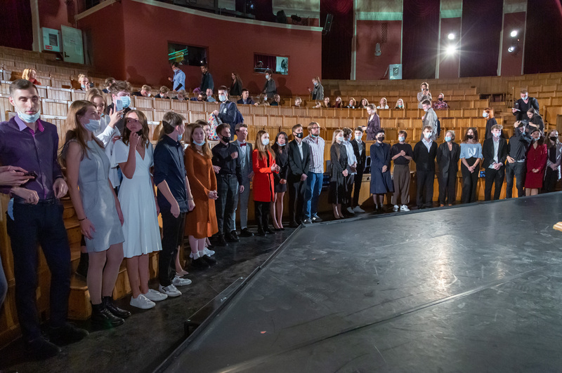 1 сентября - вручение студенческих билетов РГИСИ (2021 год)