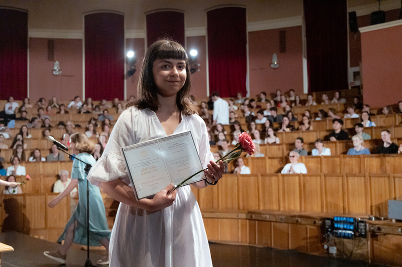 Церемония вручения дипломов выпускникам РГИСИ (2024 год)