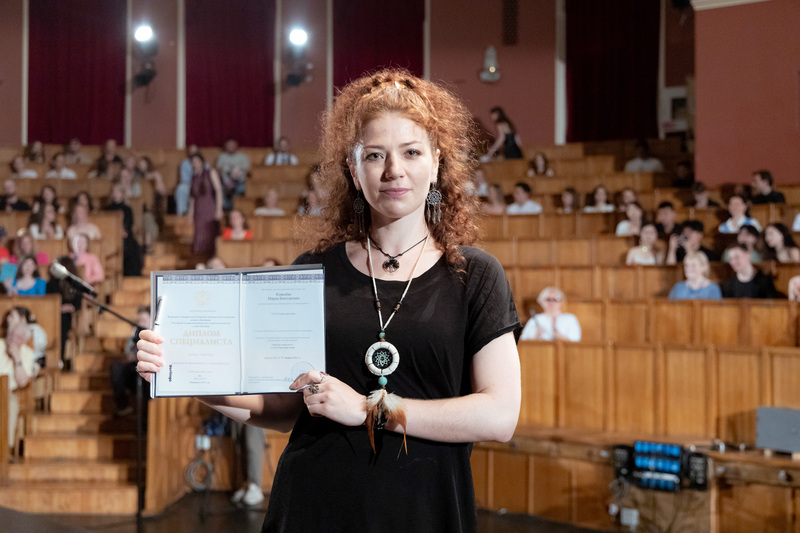 Церемония вручения дипломов выпускникам РГИСИ (2024 год)